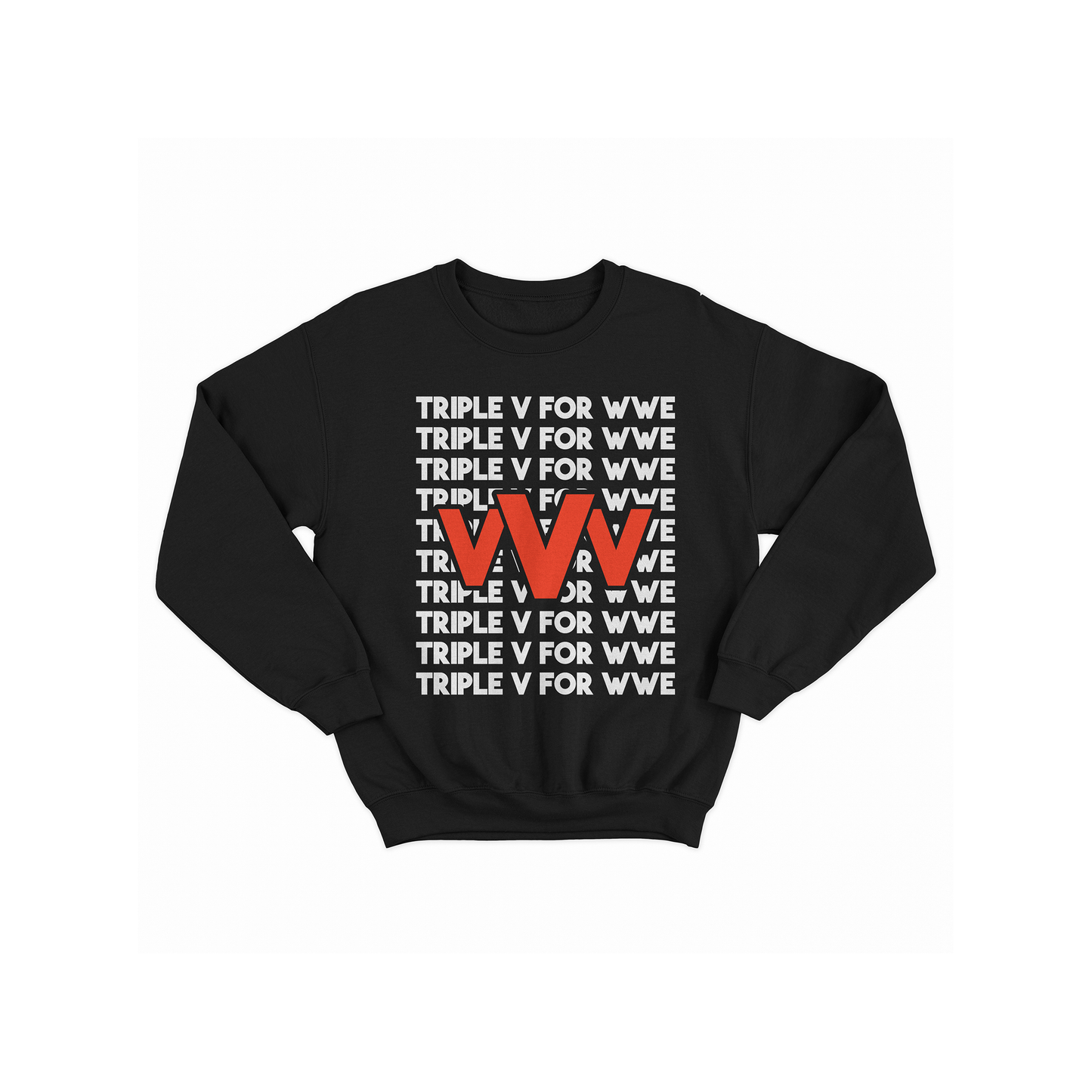 Triple V For WWE Crewneck