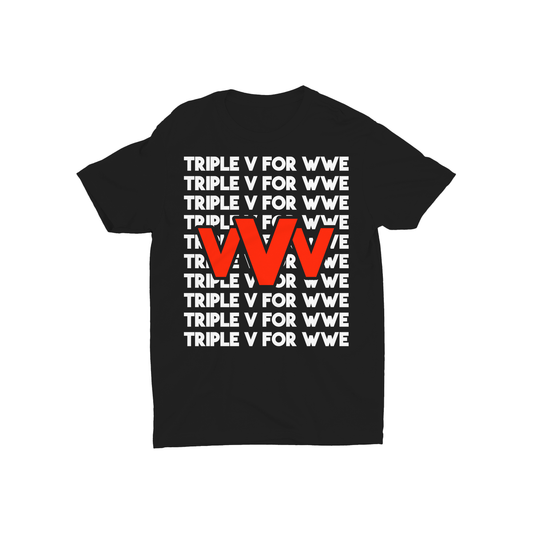 Triple V For WWE T-shirt
